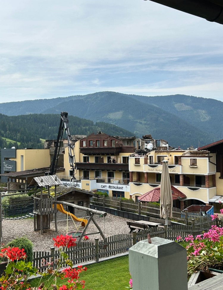 Der Tag nach dem Brand