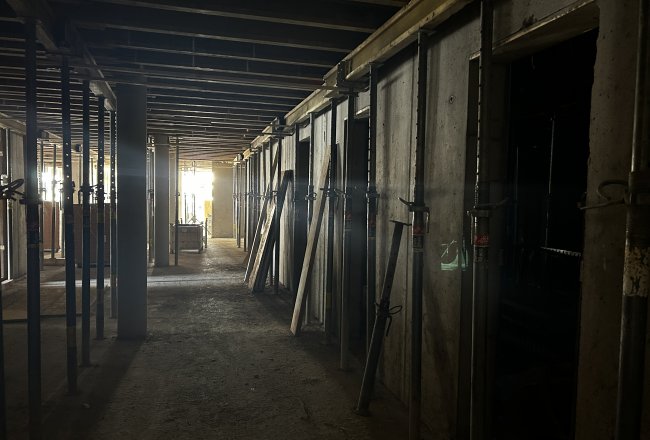 1. UG mit vielen Stehern