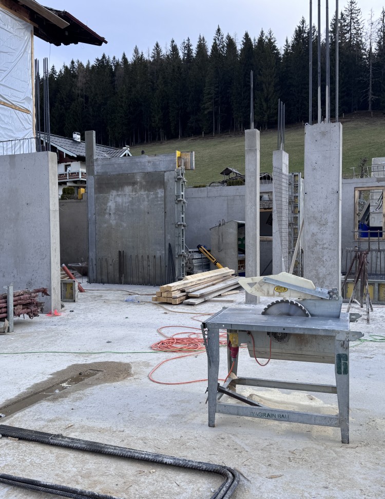 1. UG fertig betoniert