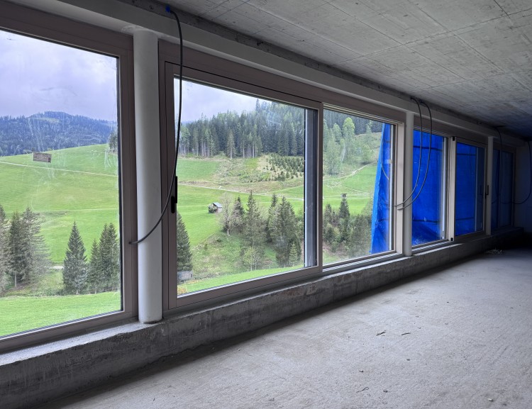 Die neuen Fenster im Panoramarestaurant