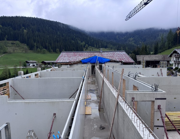 2. OG wird betoniert