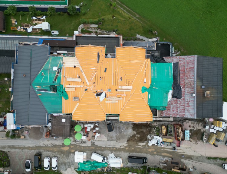 Hotelansicht von oben