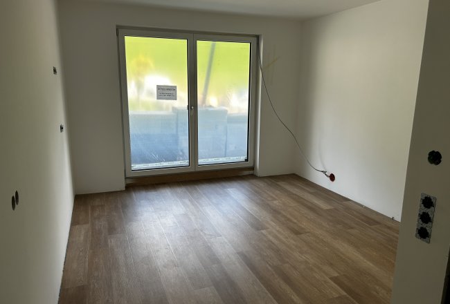 Der Boden in den Personalzimmern