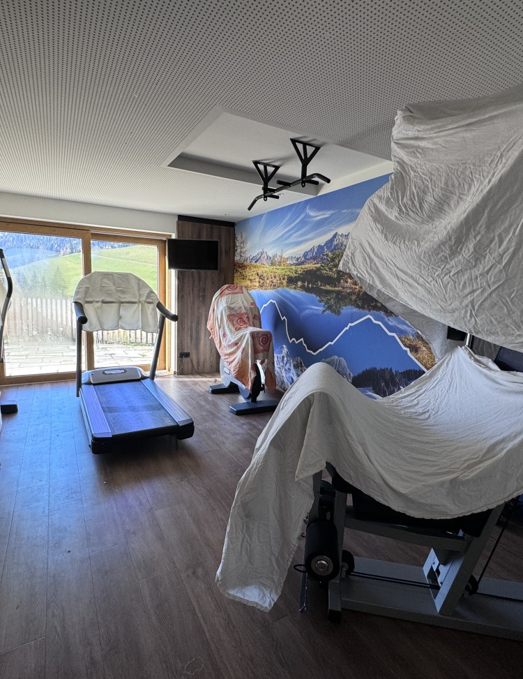 Der Fitnessbereich konnte verschont bleiben