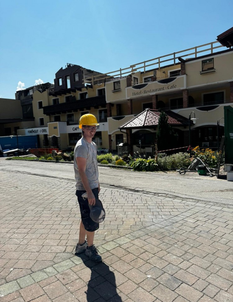 Hannes, unser fleißiger Helfer!