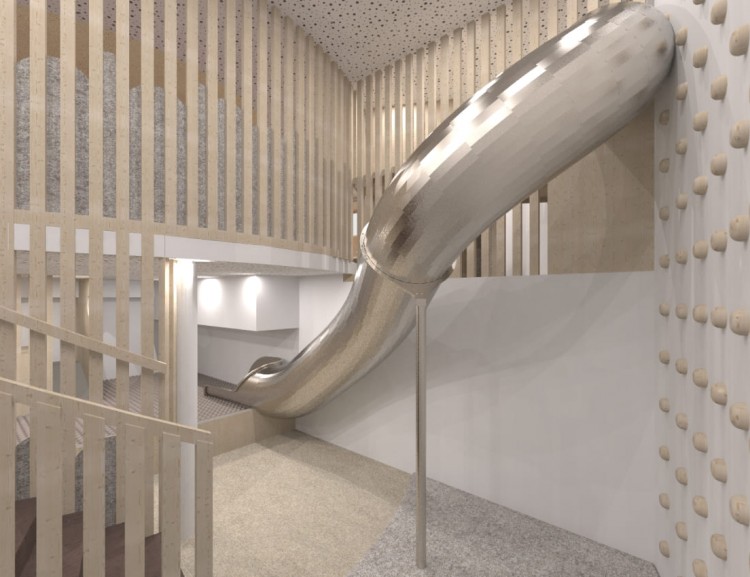 Große Rutsche über 2 Etagen © inprettygoodshape.com