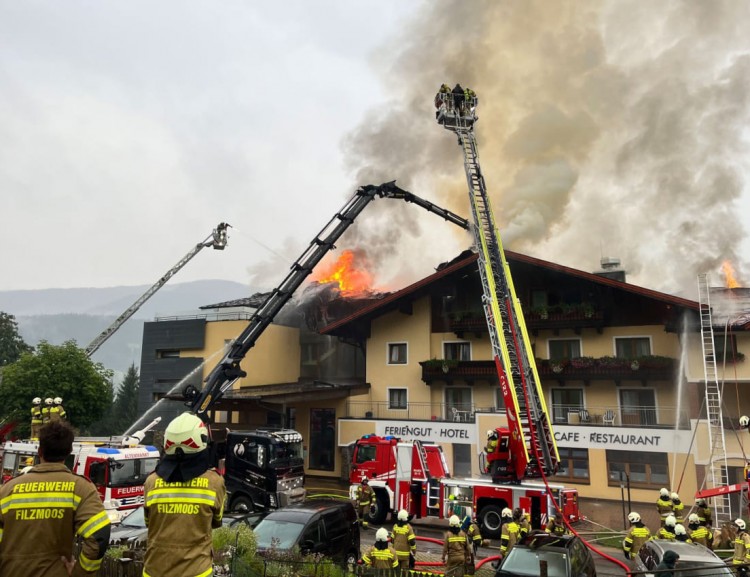 Hotelbrand am 07.08.2024