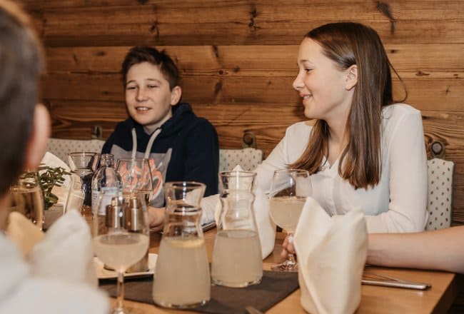 Fein speisen mit der ganzen Familie