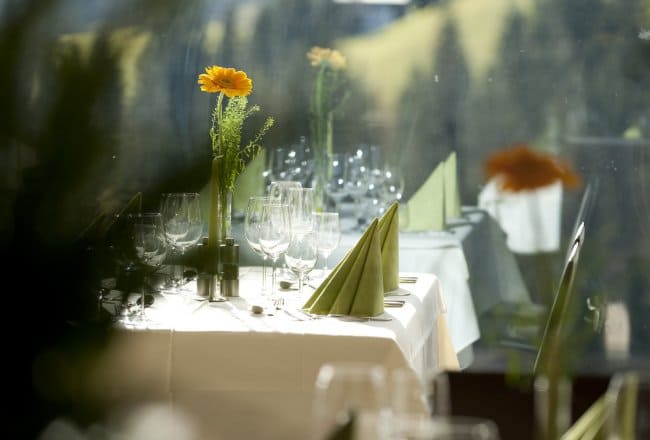 Panoramablick im Restaurant