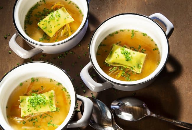 Neubergerhof Maultaschen Suppe