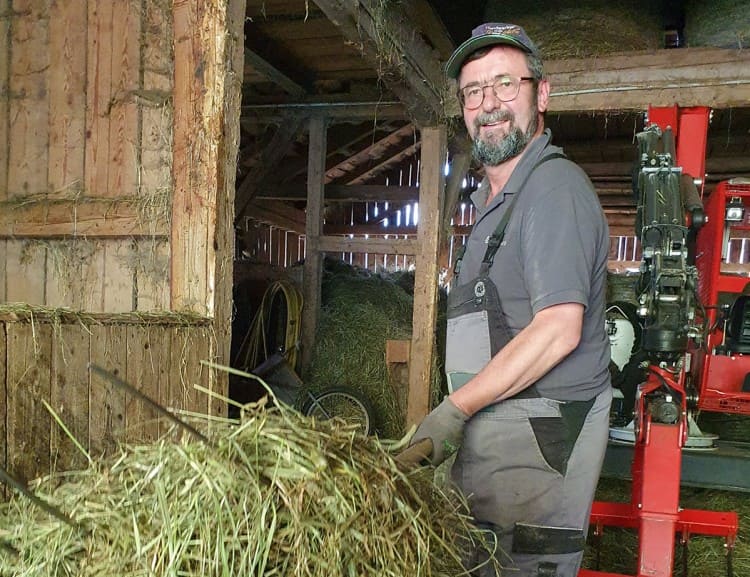 Martin Reiter kümmert sich persönlich um seine Tiere.