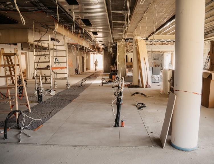 Neuer Buffetbereich im Hotel