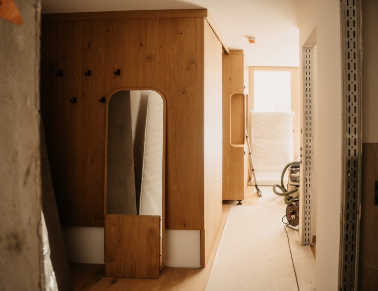 Einblick in eines der neuen Hotelzimmer