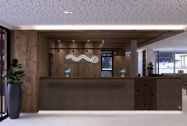 Ein herzliches Willkommen an der Rezeption