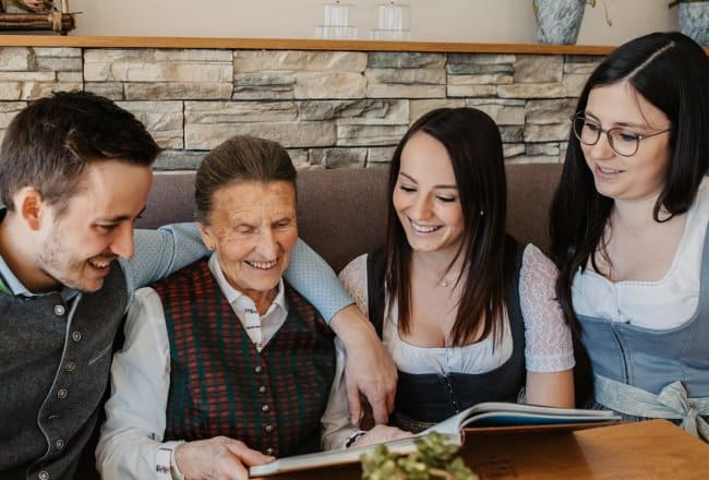 Familie Reiter in Filzmoos, Österreich