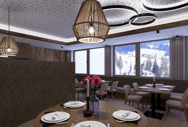 Schöne Aussichten beim Frühstück