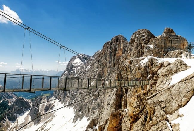 Hängebrücke am Dachstein