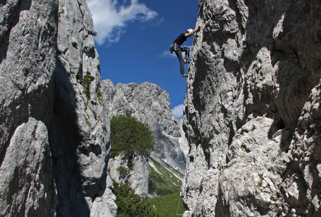 Klettergarten bei der Hofpürgelhütte