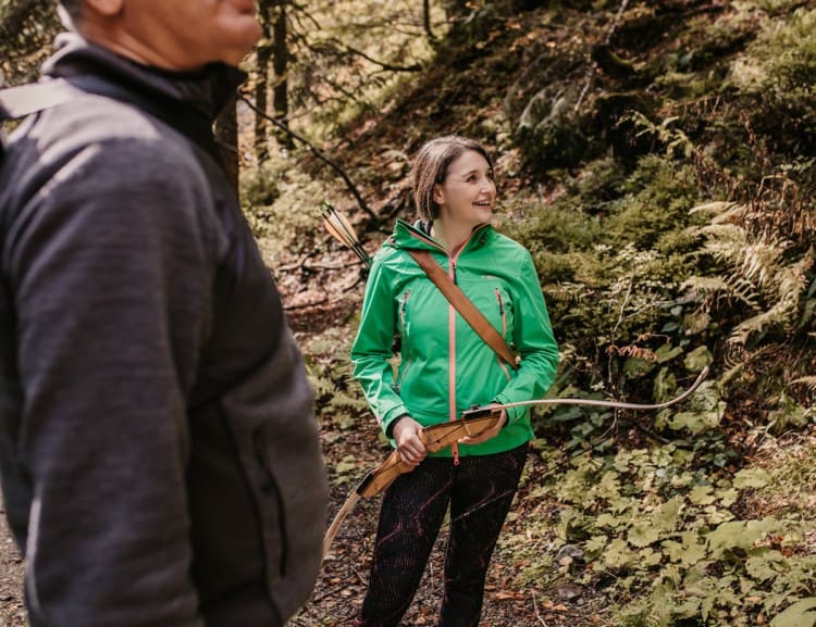 Bogenschießen in Neuberg - ein Ausflug für die ganze Familie © Selina Flasch Photography