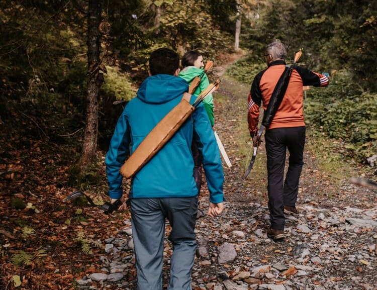 Am Weg zum 3D Bogenparcours