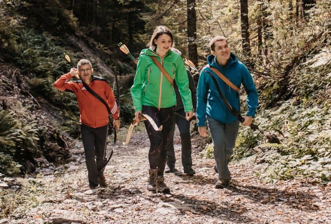 3D archery course at the Hotel Neubergerhof in Filzmoos