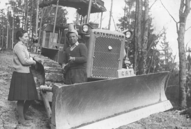 Unsere Lade und Schubraupe