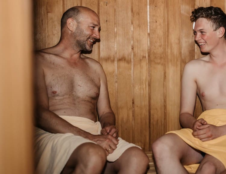 The family sauna © Selina Flasch Photography