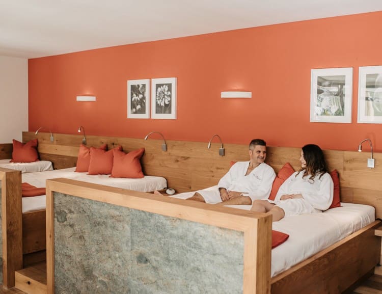 Der Ruheraum mit Wasserbetten © Selina Flasch Photography