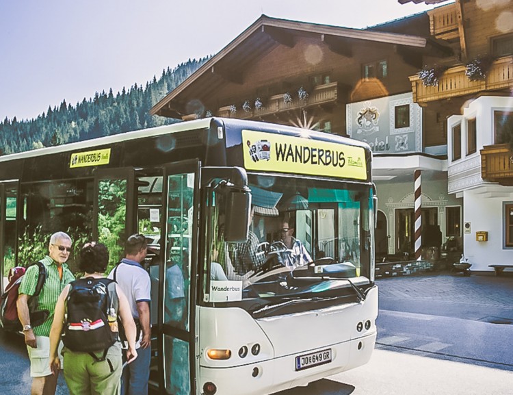 Der Wanderbus bringt Sie kostenlos nach Filzmoos. © TVB Filzmoos
