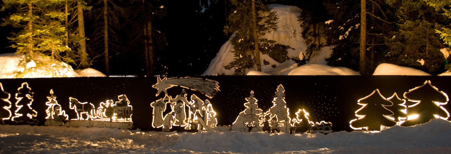 Die Weihnachtsidylle am Almsee in Filzmoos