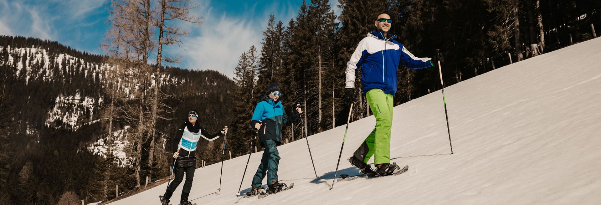 Winter vacation with snowshoeing in Filzmoos