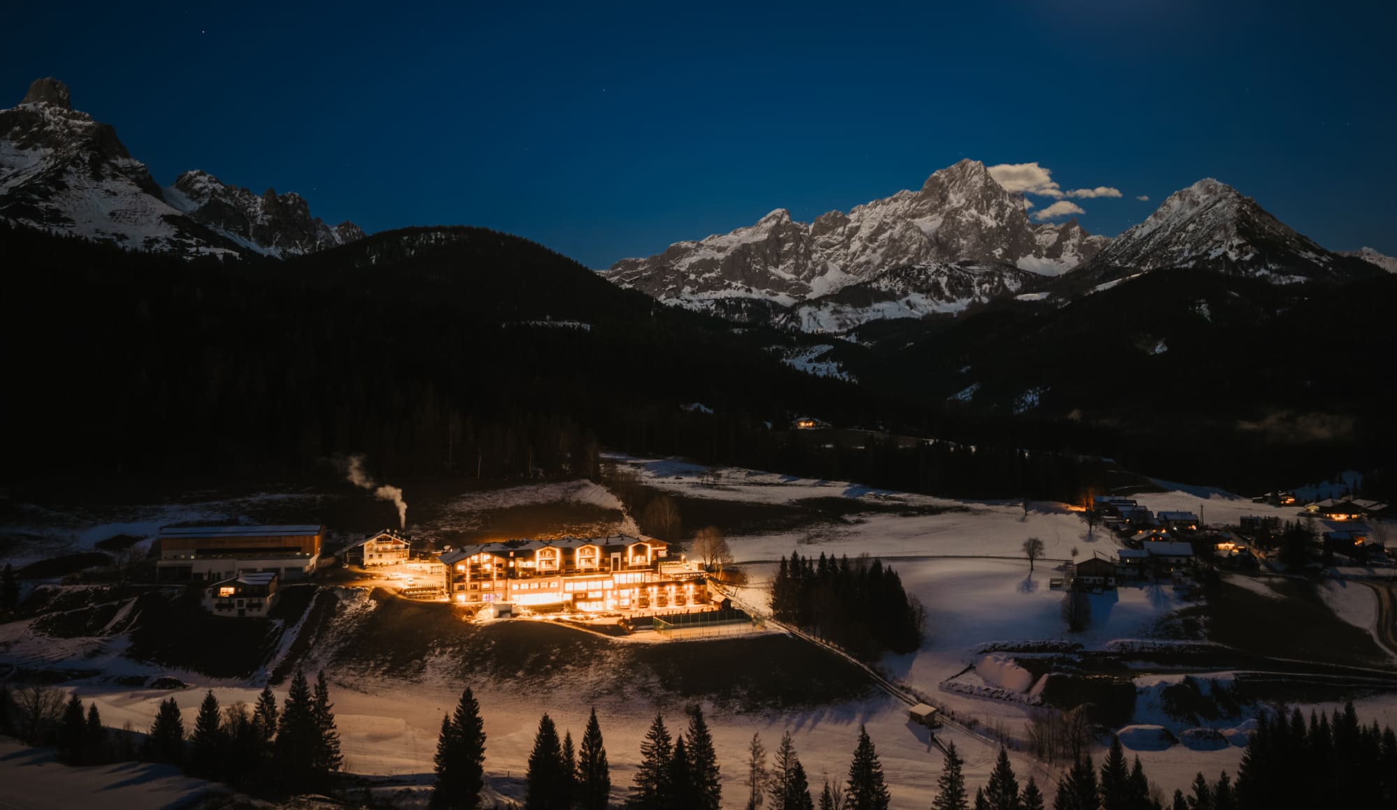 Photo of the new hotel from December 2025