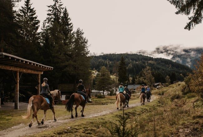 Ausritt in Filzmoos, Österreich
