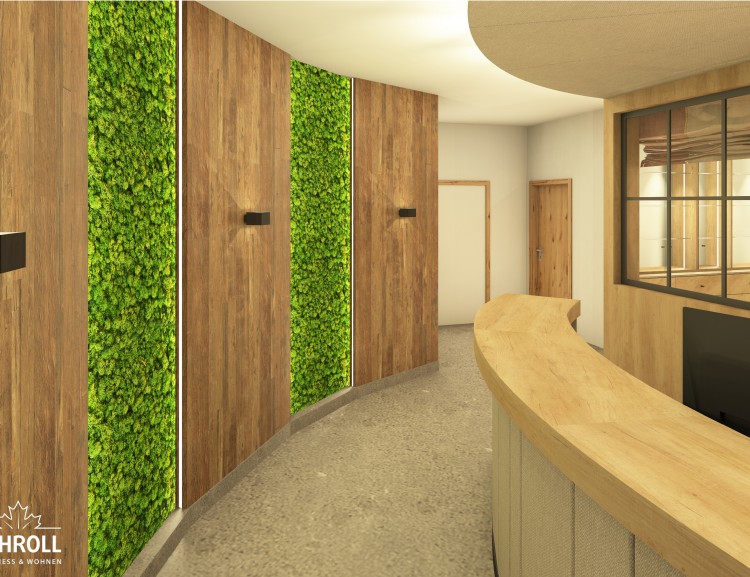 The reception area at Neuberger NaturSpa