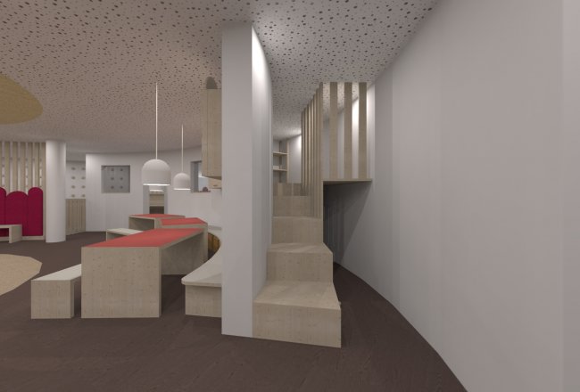 The cozy reading corner in the WASTL Natur Manege © IN PRETTY GOOD SHAPE