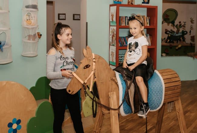  practice on the wooden horse