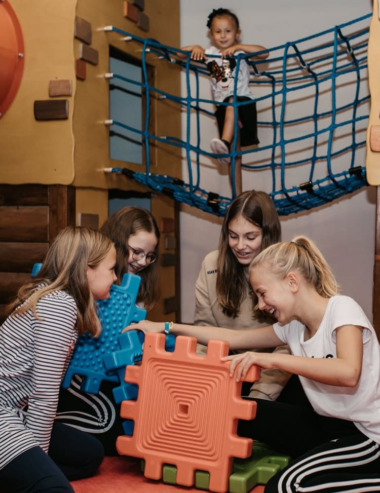 Play in the soft play area © Selina Flasch Photography