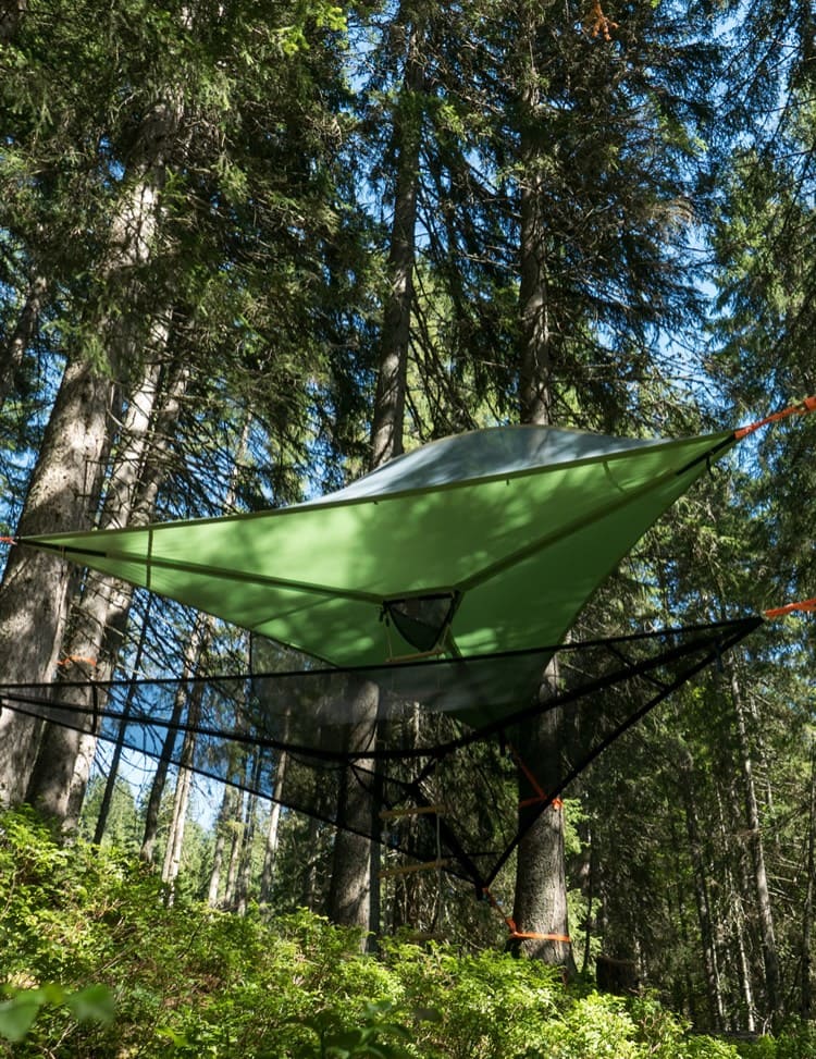 Sleep in tree tents in the WASTL outdoor camp, holiday camp in the Salzburg Sports World