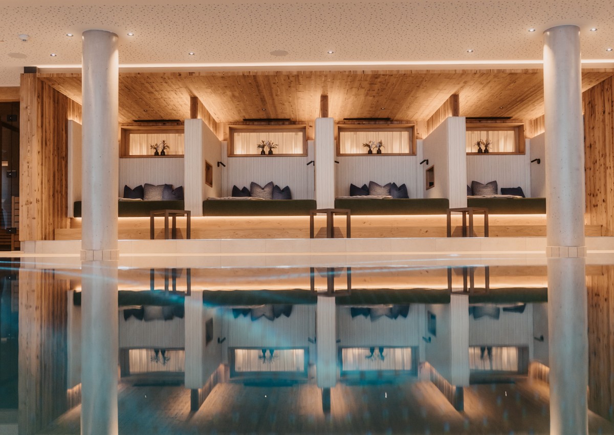  Our hotel with swimming pool and sensational view of the valley in the Salzburg region, Austria &copy; Selina Flasch Photography