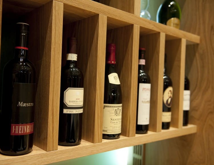  Wine rack in our vinotheque  © Gerhard Wolkersdorfer