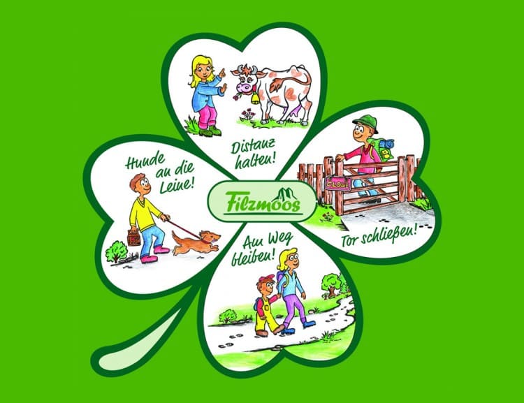 Verhaltensregeln © Tourismusinformation Filzmoos