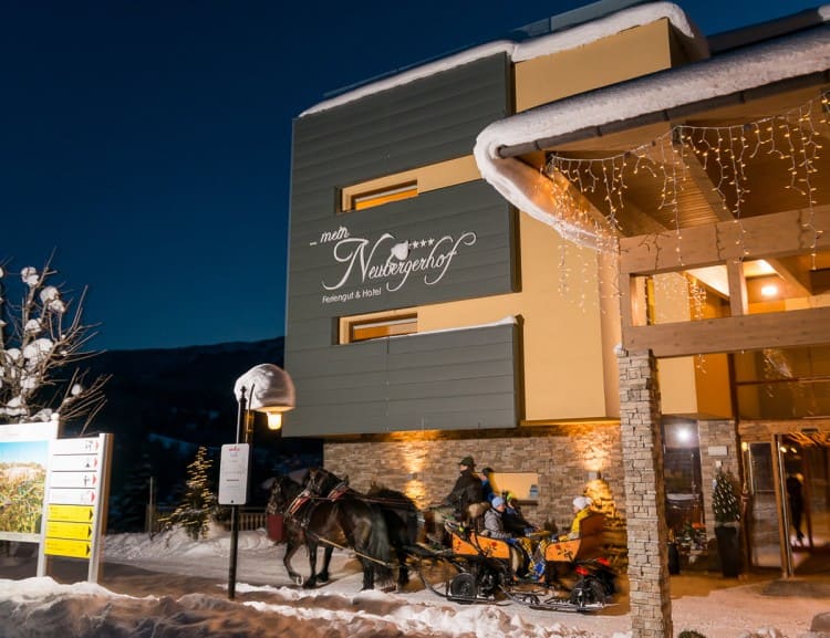 Pferdeschlittenfahrt ab Hotel © Klaus Bauer