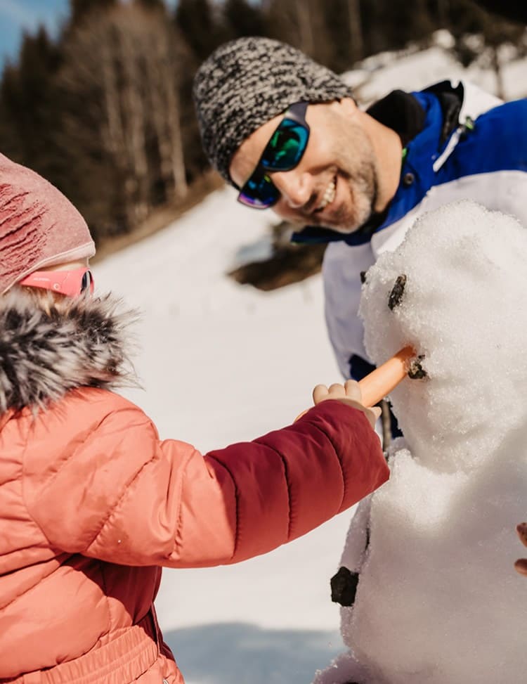 Schneemann bauen © Selina Flasch Photography