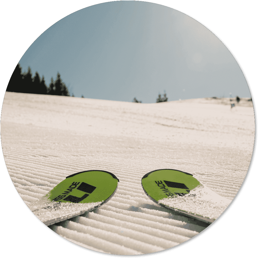 Ski und präparierte Piste in Filzmoos, Ski amadé