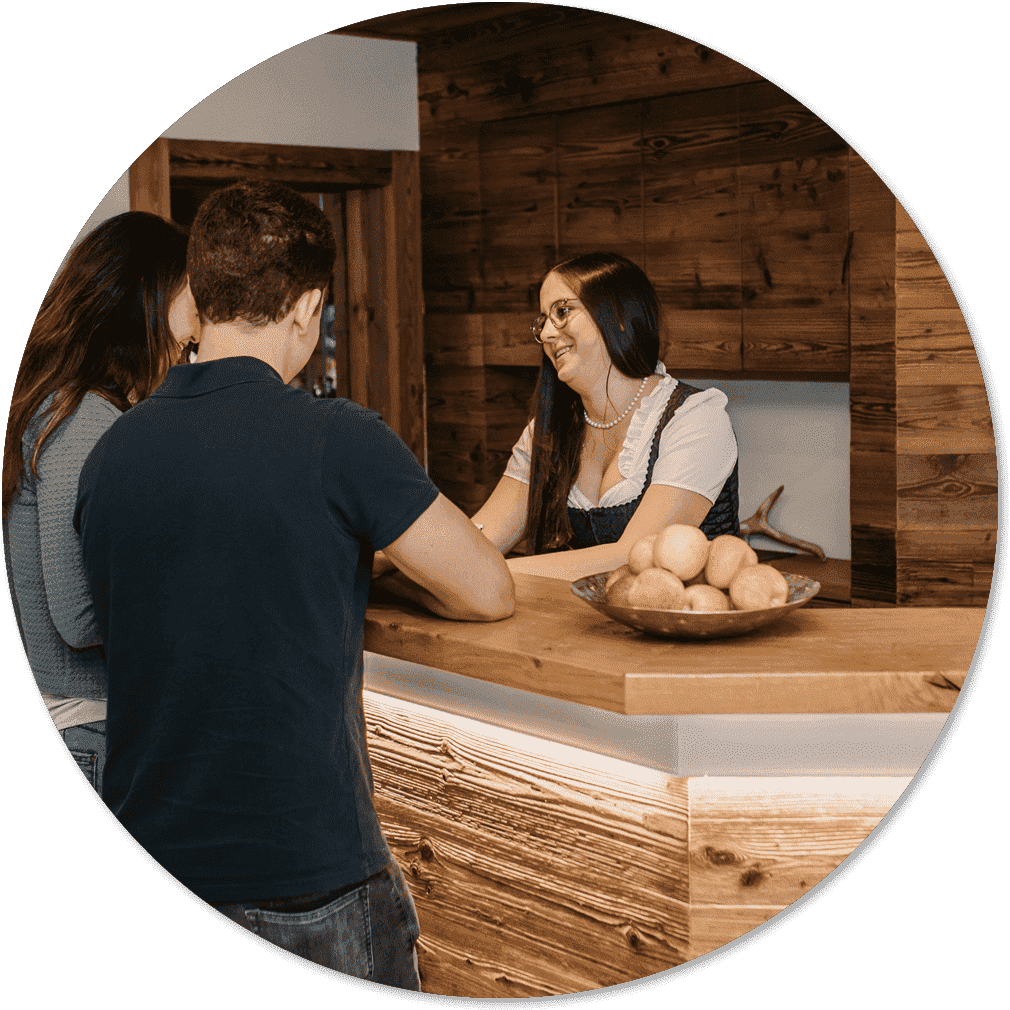 W-LAN Passwort an der Rezeption erhältlich