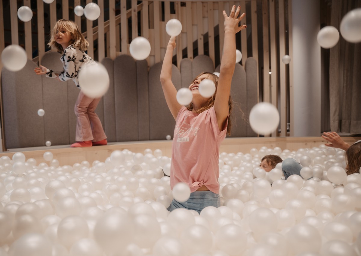 The soft play area in the kid's club