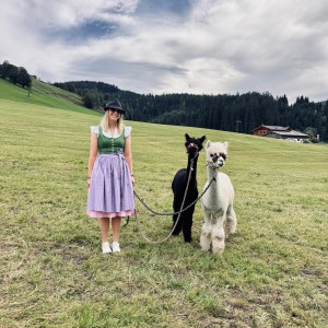 Elisa mit Mambo und Manitou