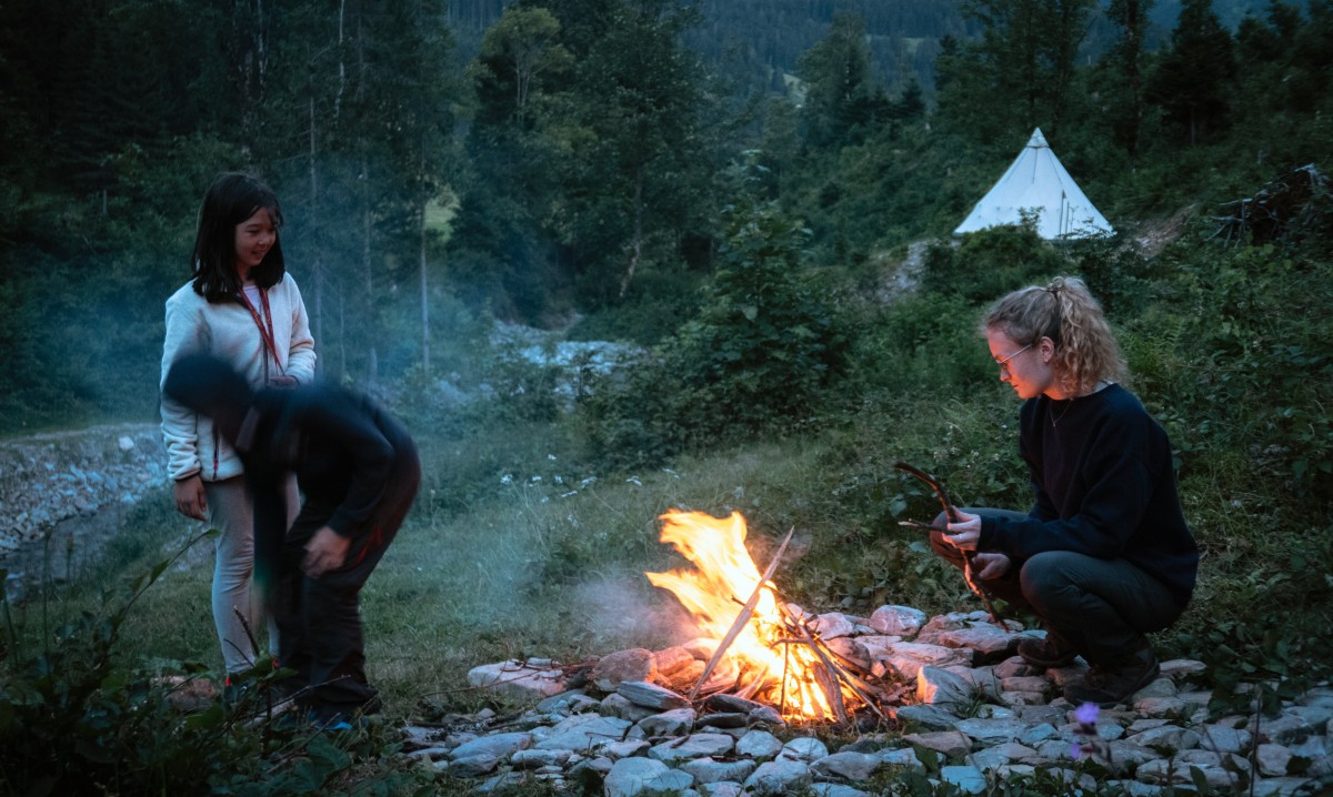 Lagerfeuer in Filzmoos