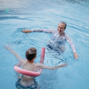 Sanne, eine sehr herzliche und einfühlsame Schwimmlehrerin. ©nadiajabli