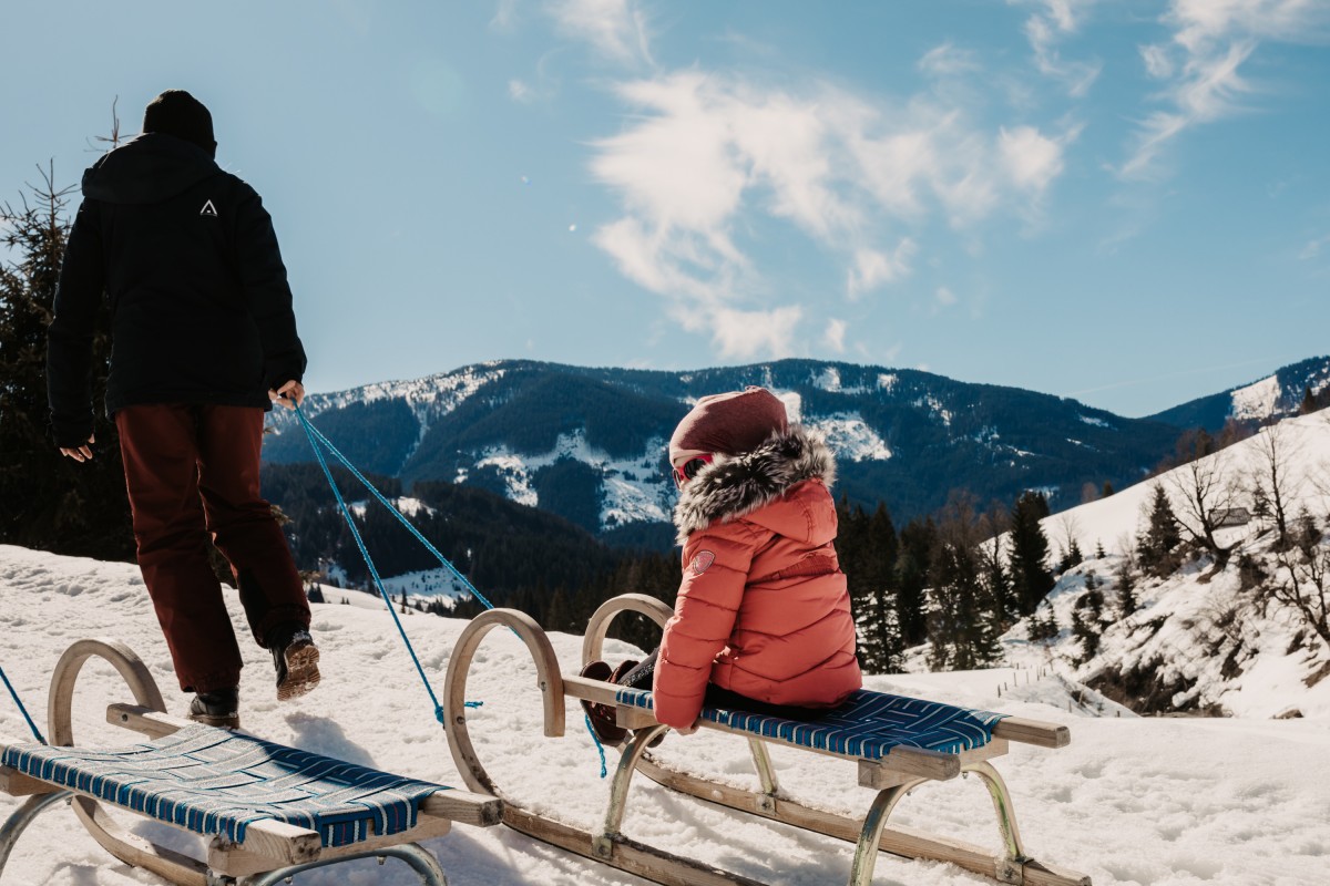 Rodelspaß im Salzburger Land, **** Hotel Neubergerhof . Filzmoos